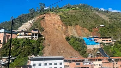 At least eight dead, five missing in Peru landslides