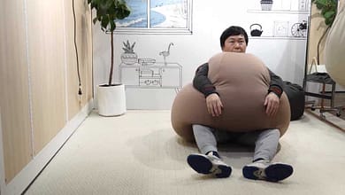 Chilling the Japanese way: This wearable beanbag lets you unwind anywhere. Watch!