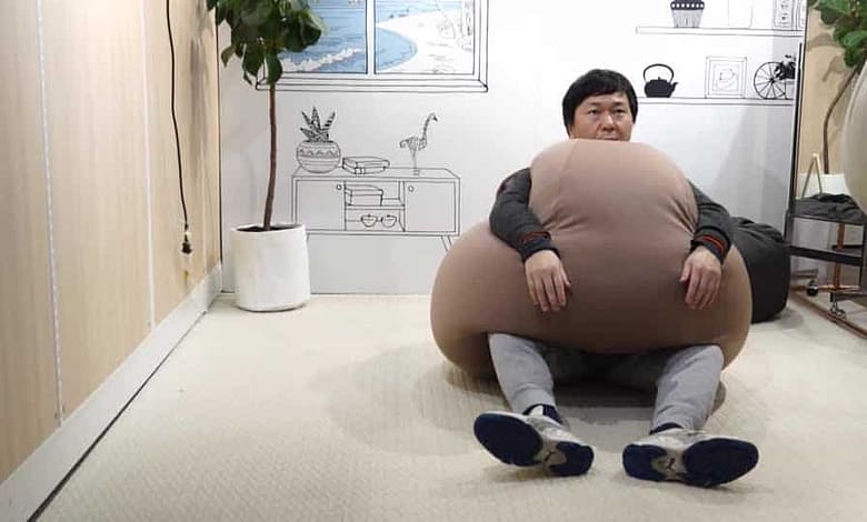 Chilling the Japanese way: This wearable beanbag lets you unwind anywhere. Watch!